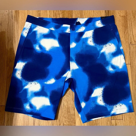 Good Man Brand Flex Pro Jersey Shorts in Sky Spray Paint - Picture 5 of 7